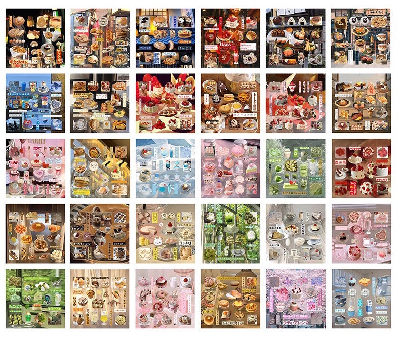 Gourmet Bear Japanese Food Sticker Book