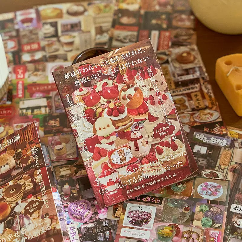 Japanese Food Diary Collage Sticker Book