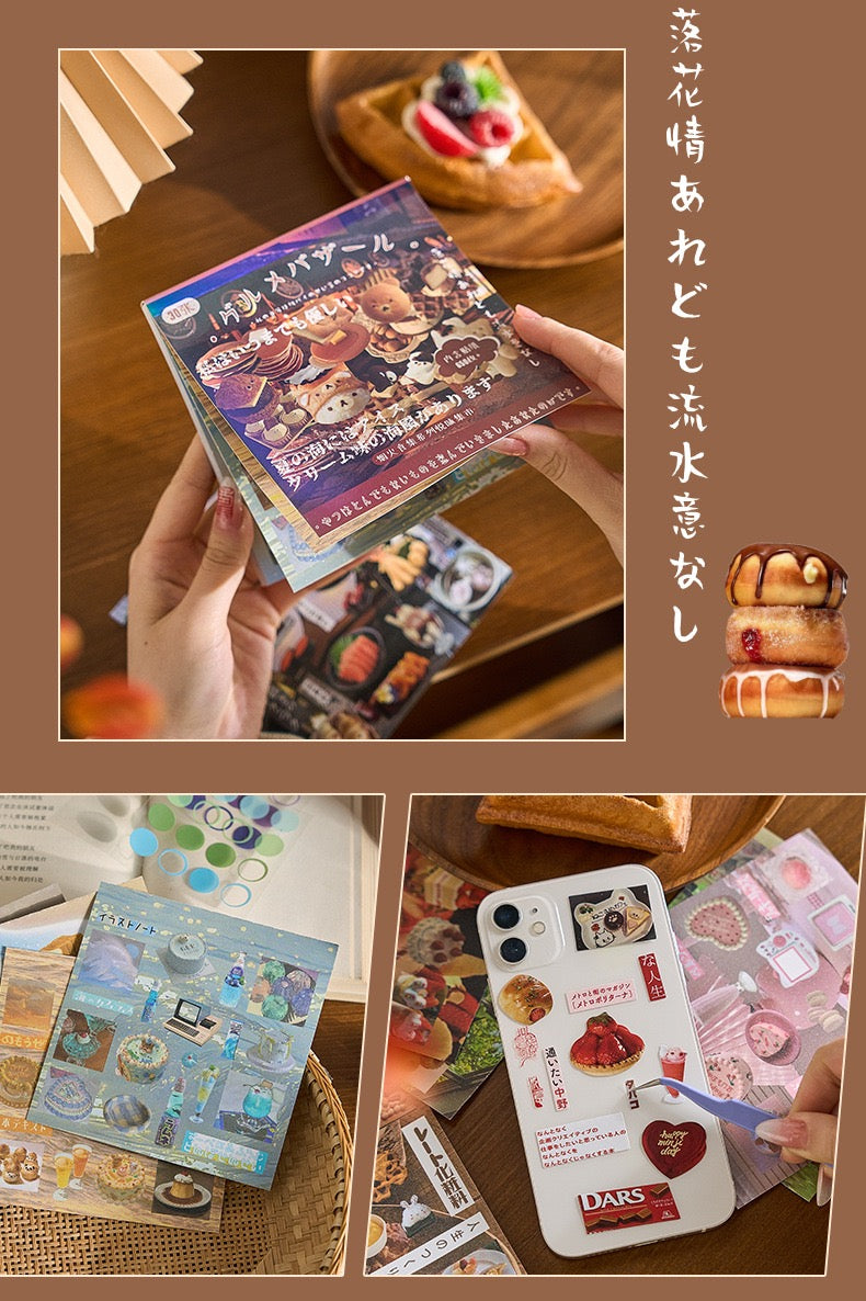 Gourmet Bear Japanese Food Sticker Book