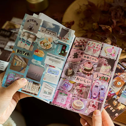 Japanese Food Diary Collage Sticker Book