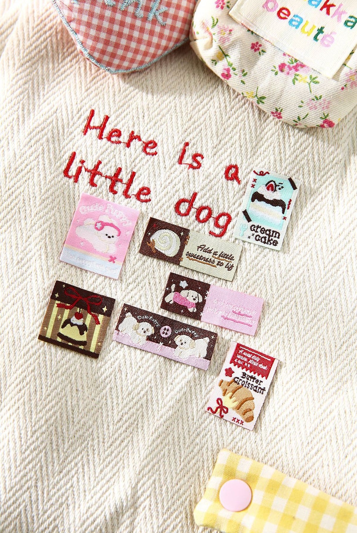 Puppy’s Diary Fabric Label Sticker Pack