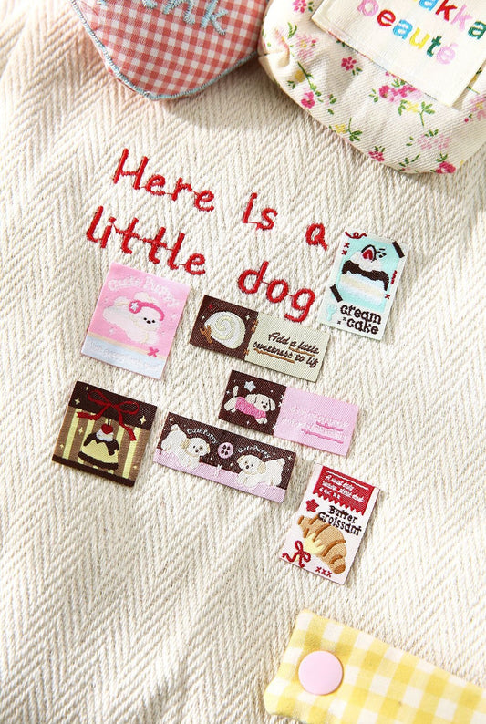 Puppy’s Diary Fabric Label Sticker Pack