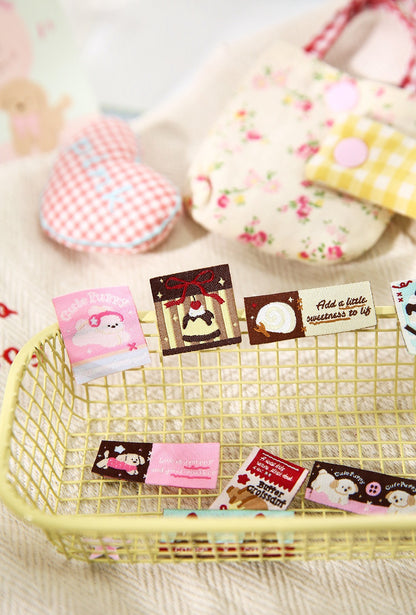 Puppy’s Diary Fabric Label Sticker Pack