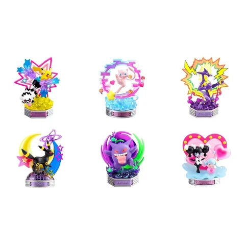 Re-Ment Pokémon Neon Party Collection Blind Box | Authentic Pokémon Mini Figure